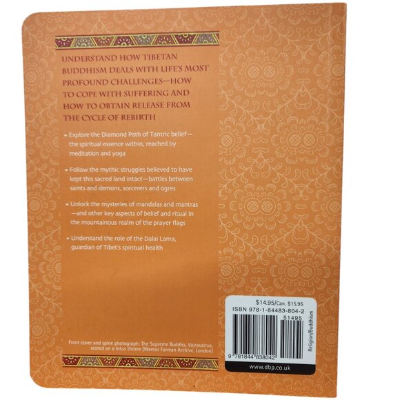 Tibetan Way of Life Death Rebirth Book Buddhism Spiritual John Peacock-Like New - Picture 2 of 7